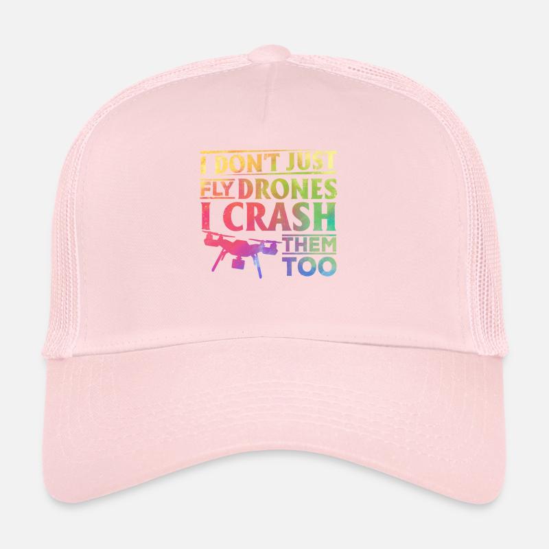 Je ne fais pas que piloter des drones, je les écrase aussi - Quadcop Casquette trucker 