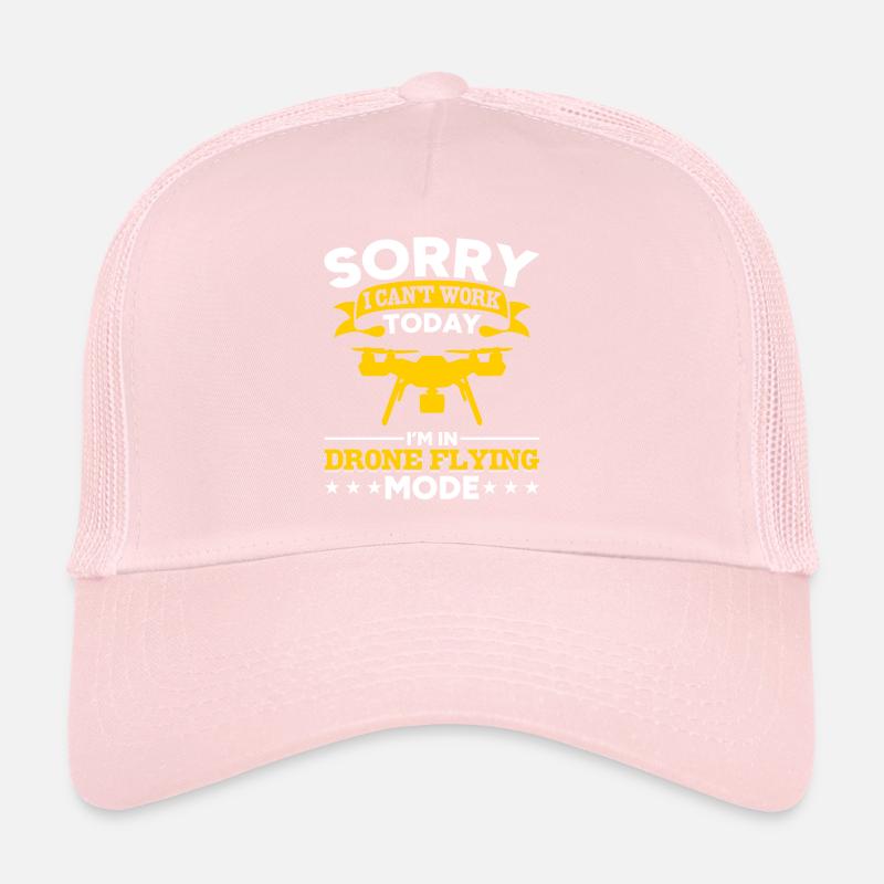 Mode de vol de drone - Pilote de drone amusant de course de drones Casquette trucker 