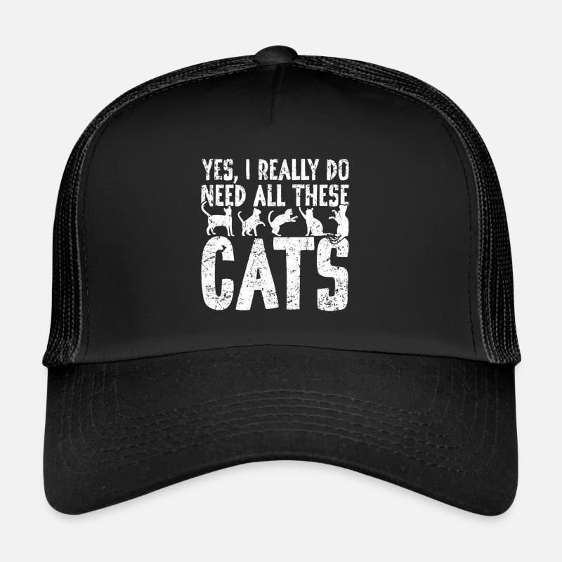 Ja, Ich Brauche Wirklich All Diese Katzen Trucker Cap