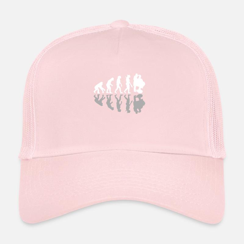 Évolution humaine Barbier Coiffeur Salon de coiffure Casquette trucker 