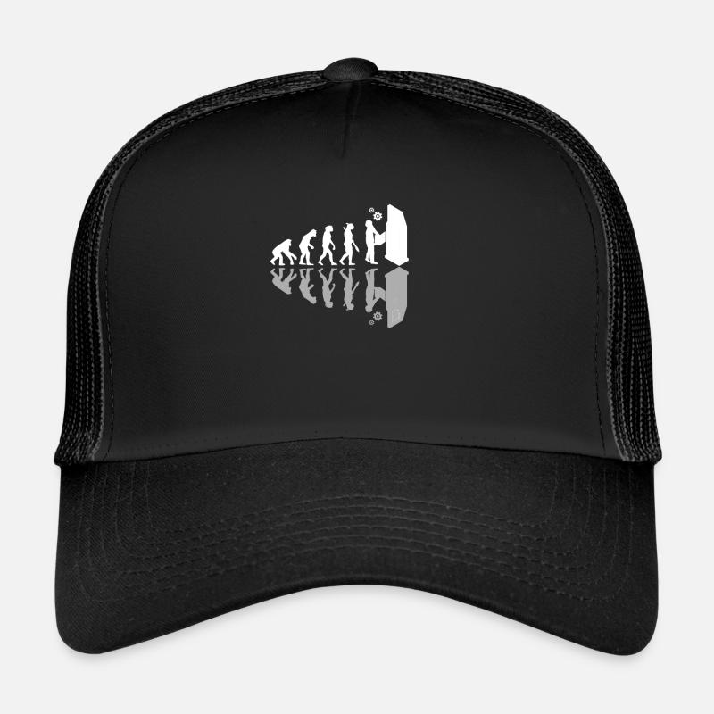 Opérateur de machine CNC Machiniste Human Evolution Casquette trucker 