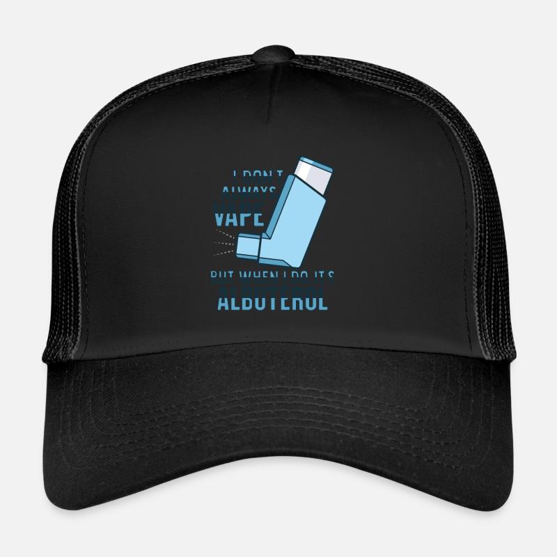 Albuterol Asthma Astmatist - Trucker Cap - black/black