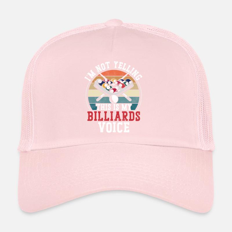 Billiards Pool Player Ball Retro Trucker Cap