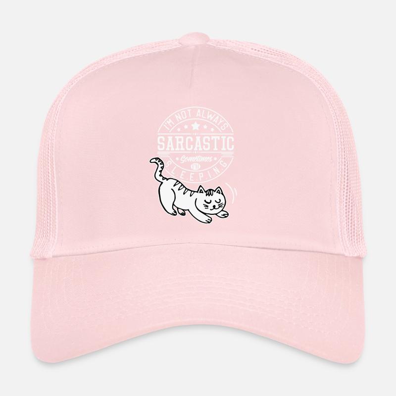 Sarcasme drôle de dicton avec chat, introverti Casquette trucker 