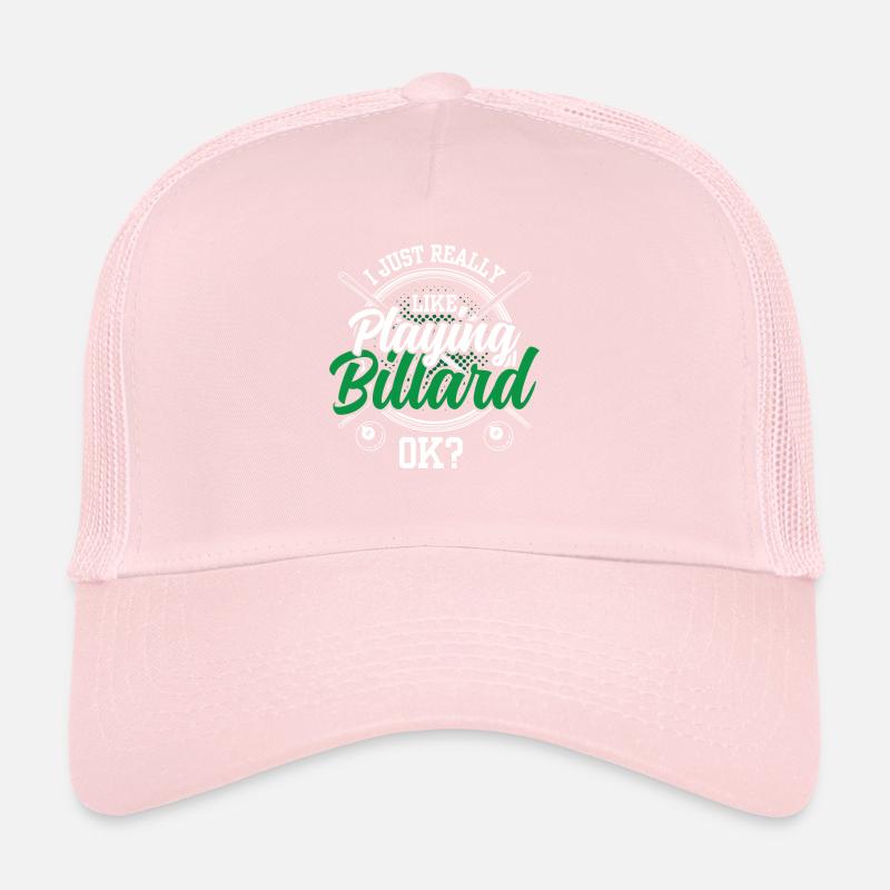 Ich Spiele Einfach Gerne Billard Ok Billiard Pool Trucker Cap