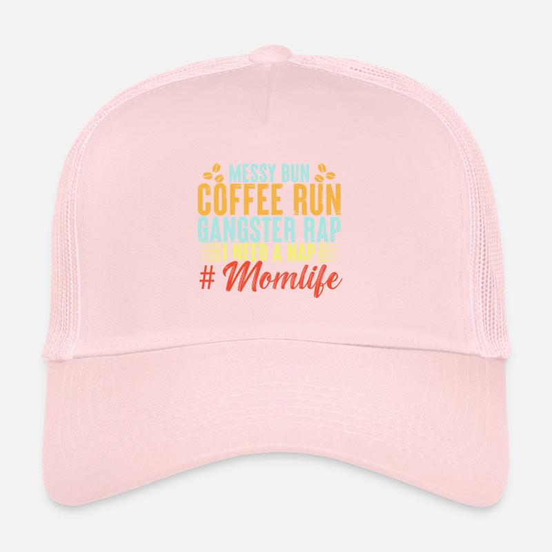 Messy bun coffee run Trucker Cap