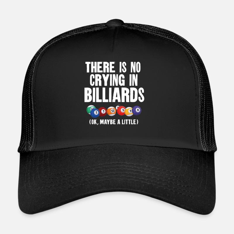 Billiards Pool Player Ball There Trucker Cap