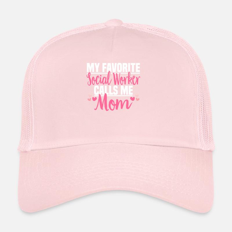 Social Work Social Work Social Work Mom Trucker Cap