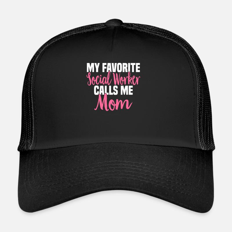 Social Work Social Work Social Work Mom Trucker Cap