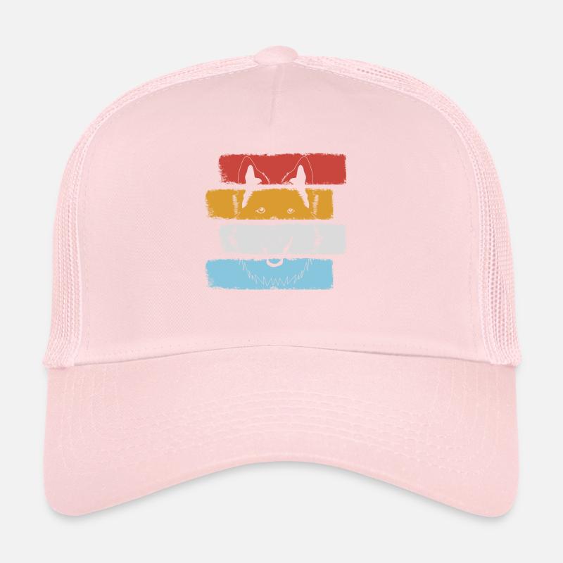 Berger Blanc Chiens de berger Casquette trucker 