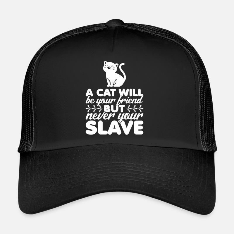 Un chat sera votre ami Casquette trucker 