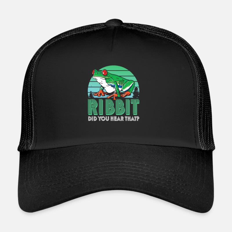 Rotäugiger Laubfrosch Niedliches Trucker Cap