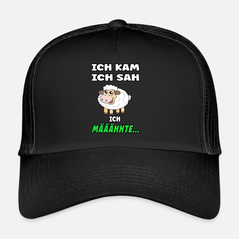 Schäfchen Spruch - Lustiges Design mit Schaf Trucker Cap