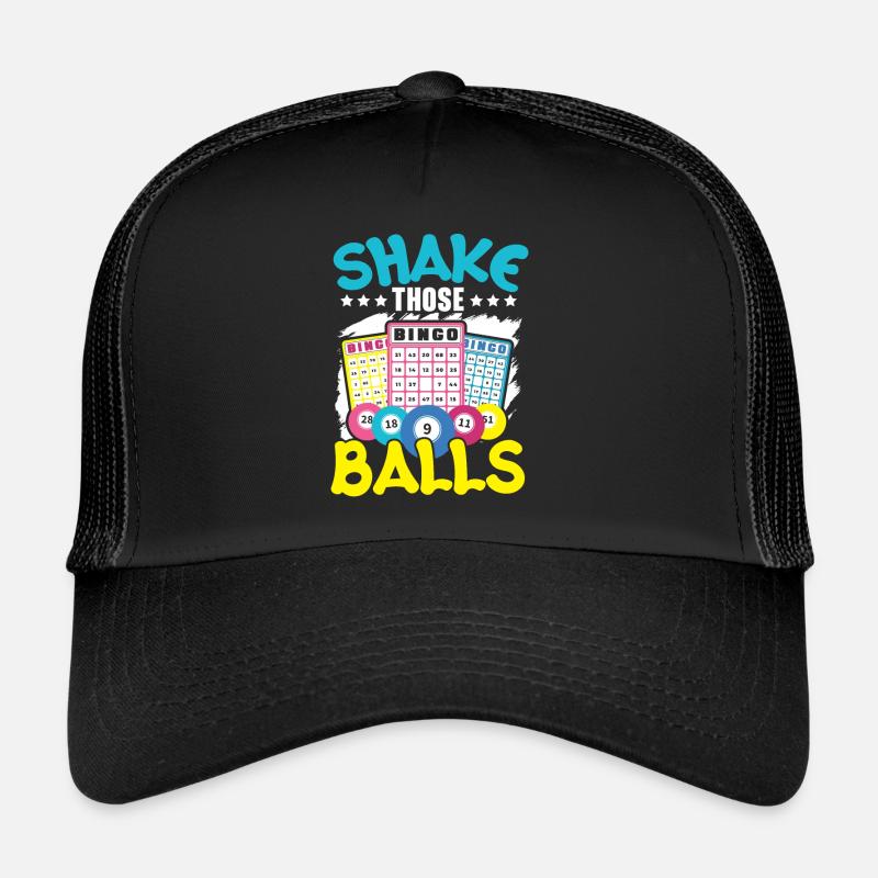 Shake Those Bingo Balls Bingo Game Bingo Player Trucker Cap