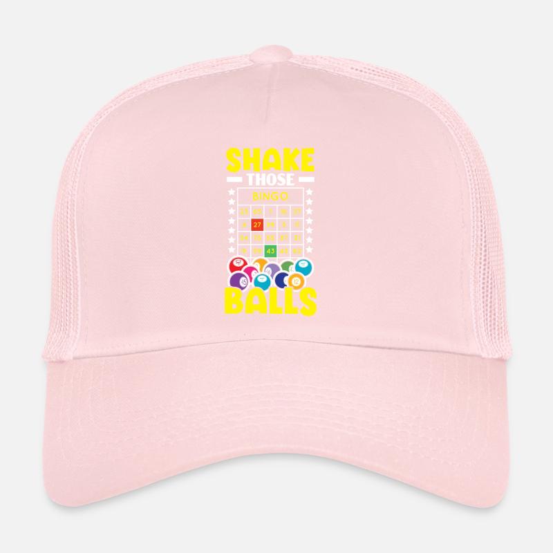 Secouer ces boules de bingo Jeu de bingo Joueur de bingo Casquette trucker 