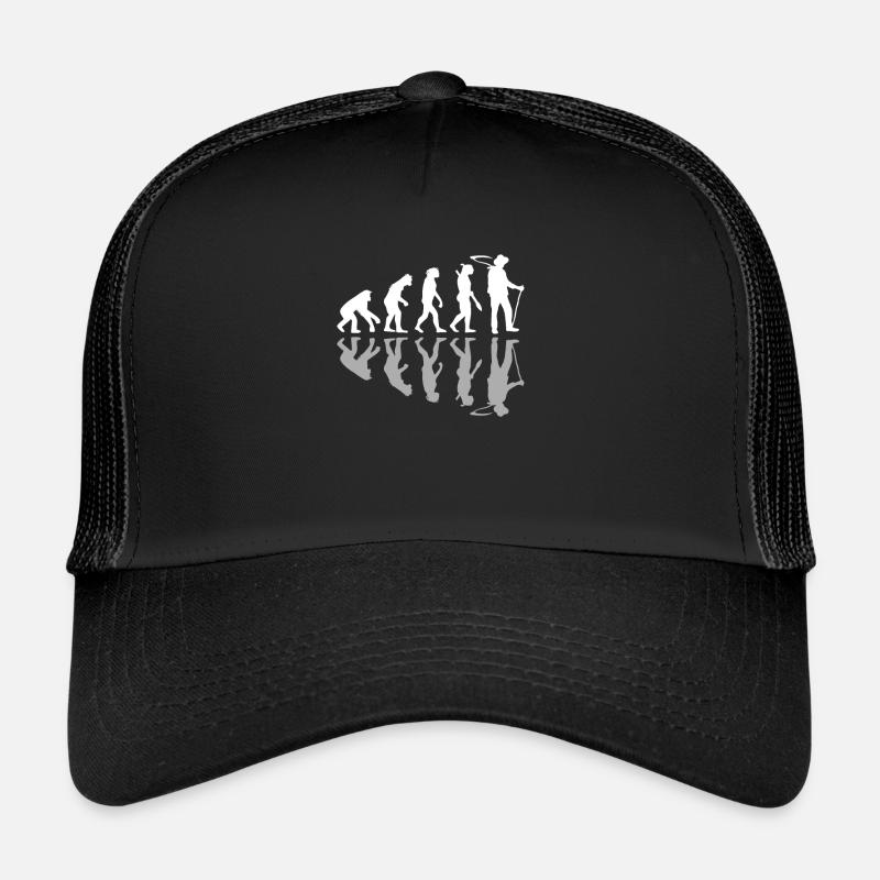 Human Evolution Farmer Farming Farm Lover Trucker Cap
