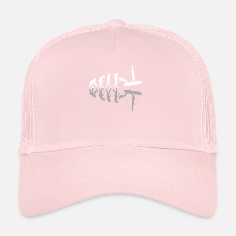 Voile Human Evolution Voilier Sailor Sail Casquette trucker 