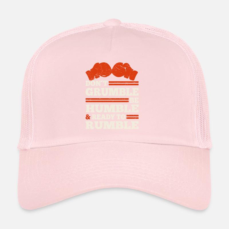 Boxer Don't Grumble Be Humble Ready To Rumble Trucker Cap