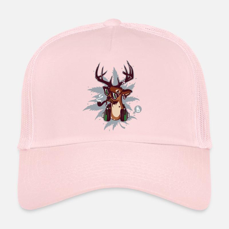 Deer smoke Trucker Cap