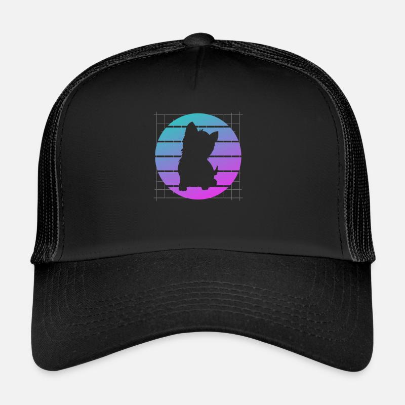 Retro West Highland White Terrier Dog Casquette trucker 