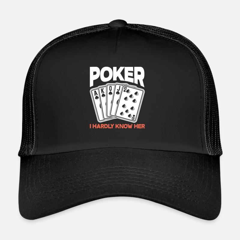 Poker Player Poker Player Poker Gift Trucker Cap