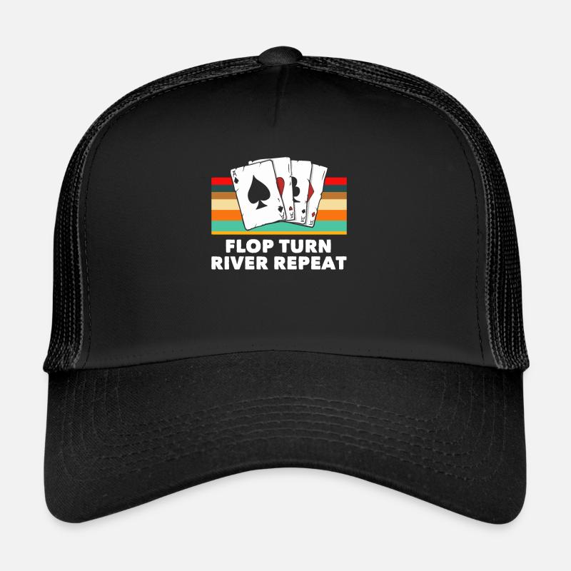 Poker Player Poker Player Poker Gift Trucker Cap