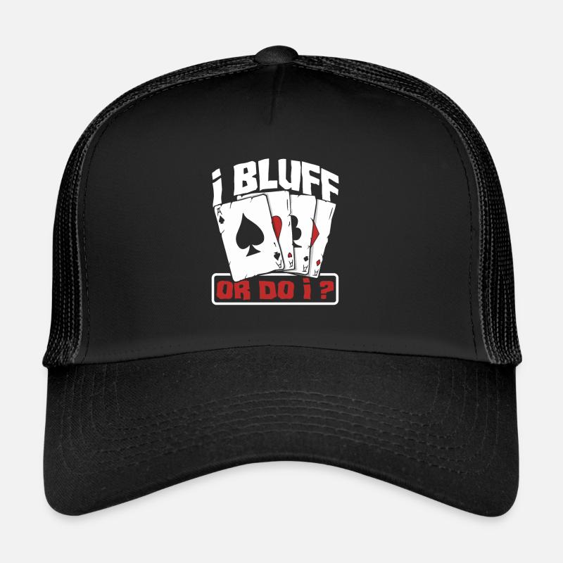 Poker Player Poker Player Poker Gift Trucker Cap
