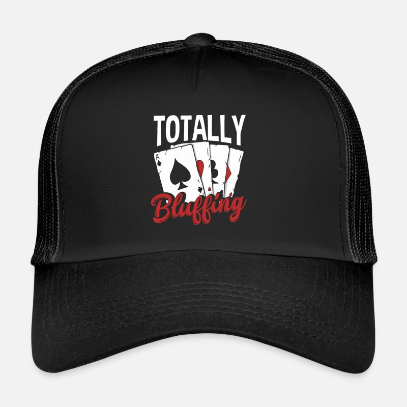 Poker Player Poker Player Poker Gift Trucker Cap