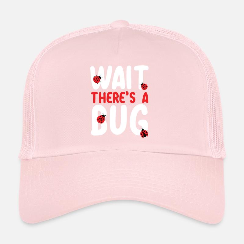 Wait There's A Bug Future Entomologist Ladybug Trucker Cap