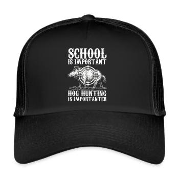 Pig Hunting Hunter Pig Hunting - Trucker Cap - black/black - Front