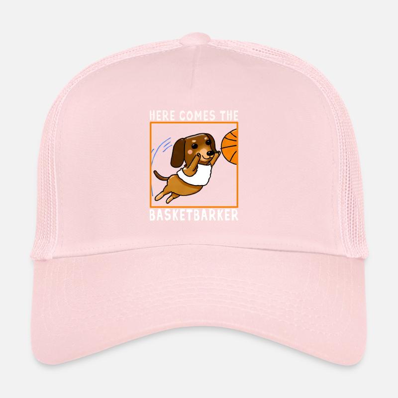 Here Comes The Basketbarker Trucker Cap