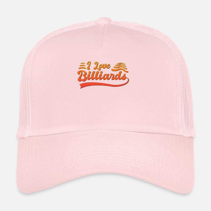 Ich liebe Billiard Trucker Cap