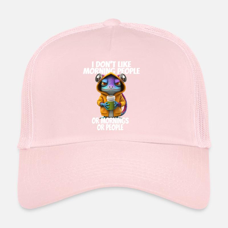 C’est drôle de dire que je n’aime pas les gens du matin... Casquette trucker 