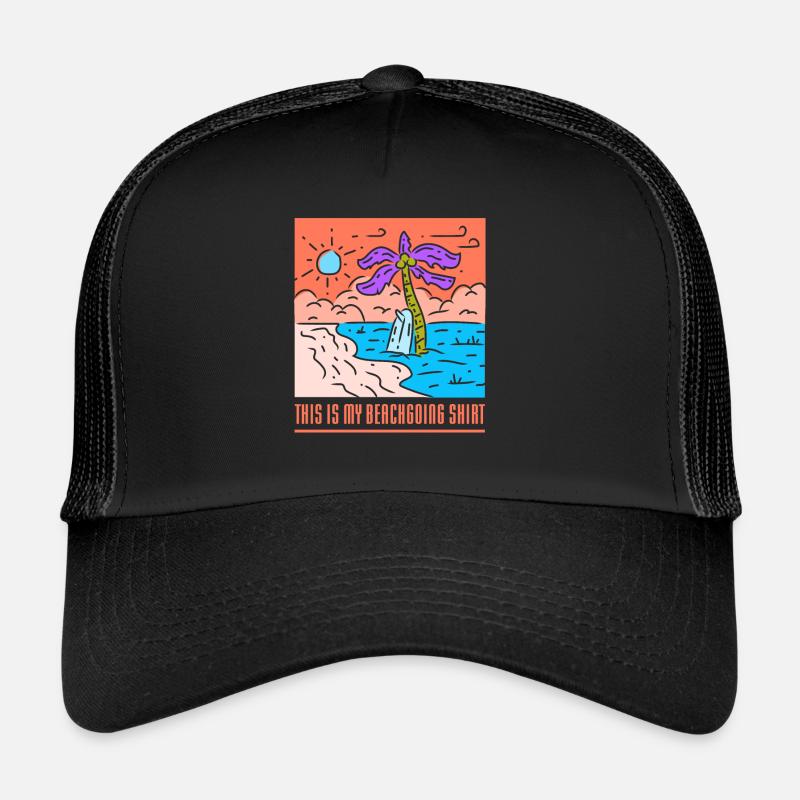 Ceci est ma chemise de plage plage vacances plage Casquette trucker 
