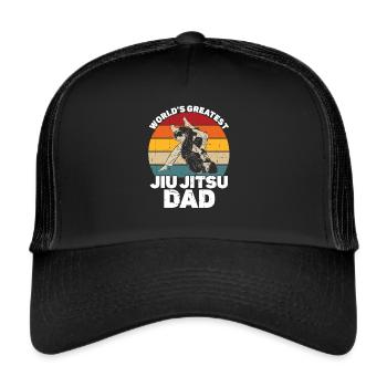 Jiu Jitsu Papa Gi Jiu - Casquette trucker  - noir/noir - Devant