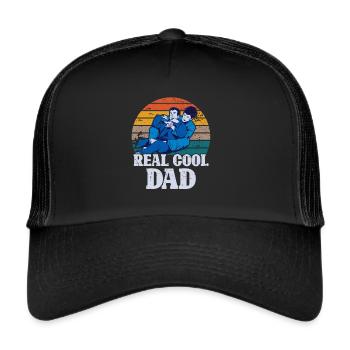 Jiu Jitsu Papa Gi Jiu - Casquette trucker  - noir/noir - Devant