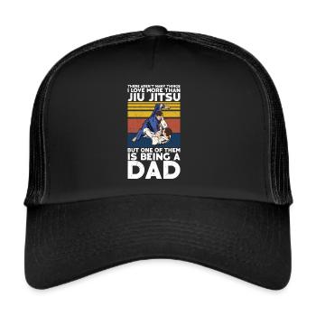 Jiu Jitsu Papa Gi Jiu - Casquette trucker  - noir/noir - Devant