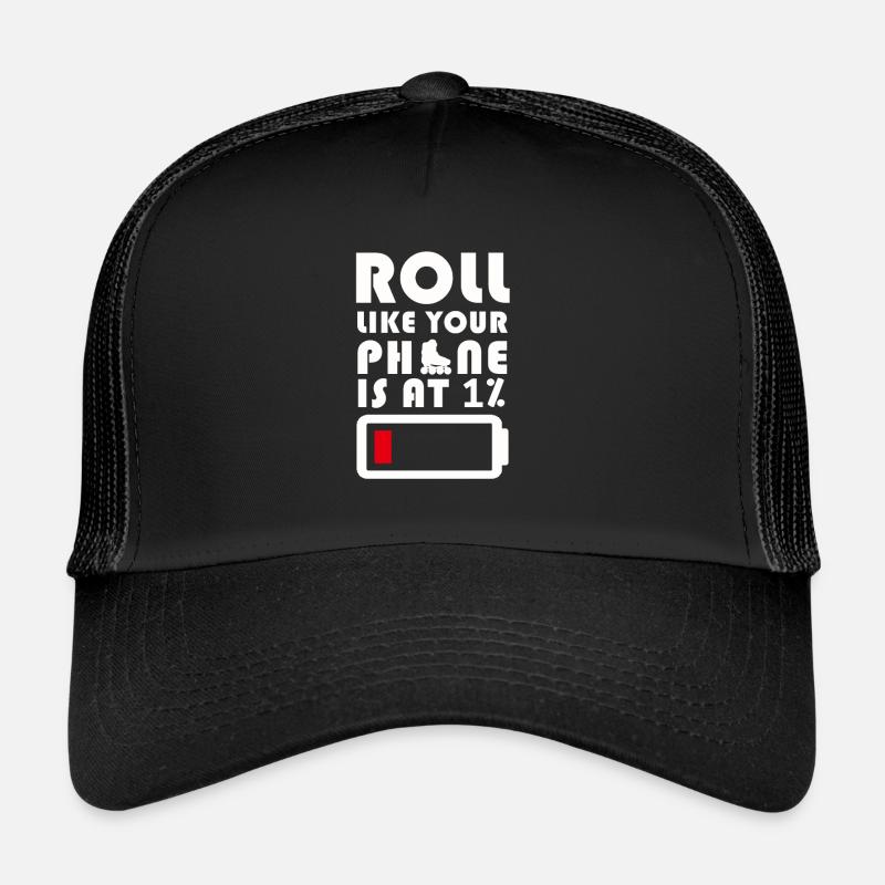 Inline Skater - Trucker Cap - Schwarz/Schwarz