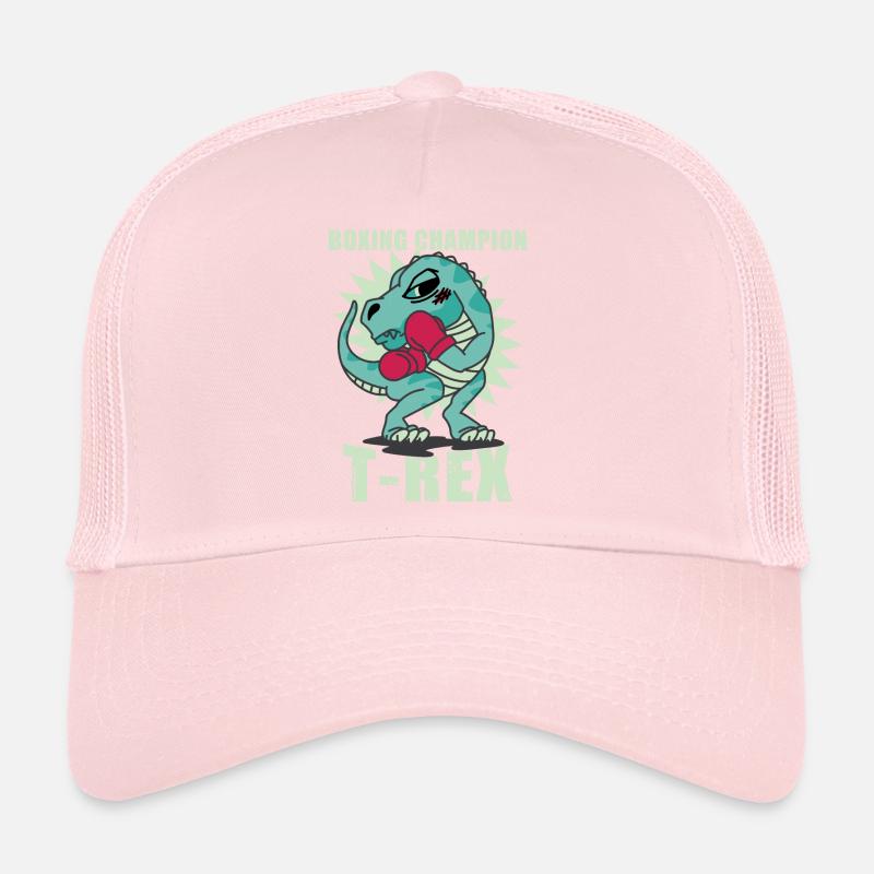 Boxing Dinosaur TRex Trucker Cap