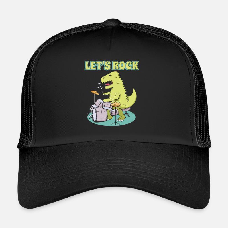 Bass Drum T- Rex Dinosaurier Trucker Cap