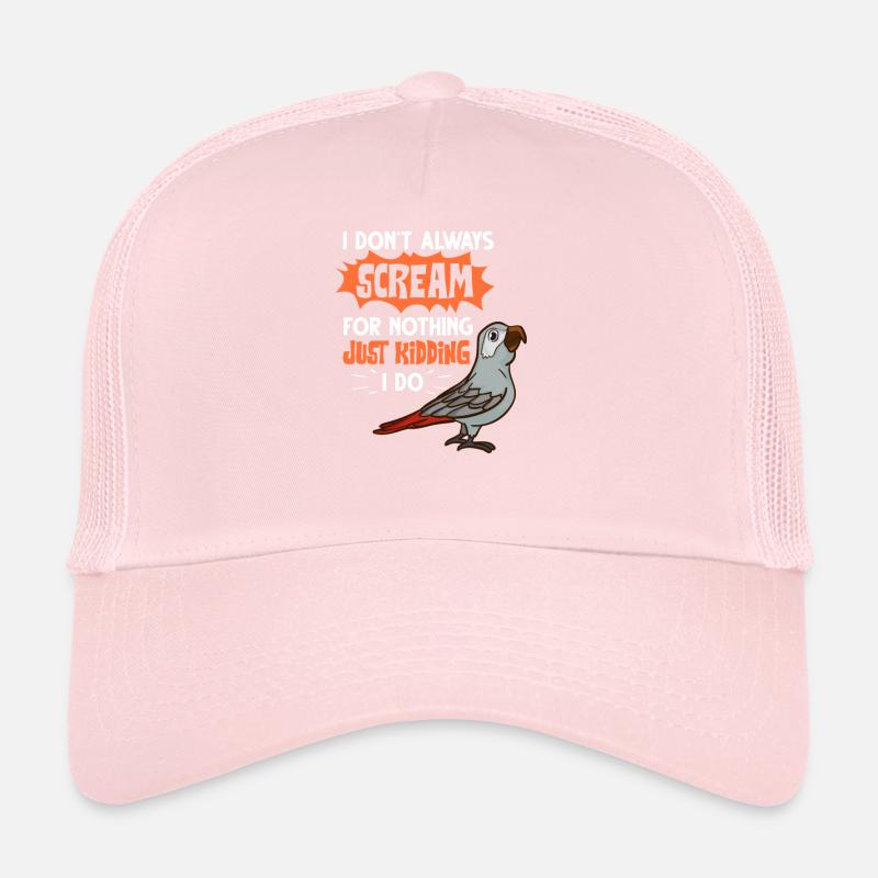 Perroquet gris d’Afrique oiseau perroquet Afrique Casquette trucker 
