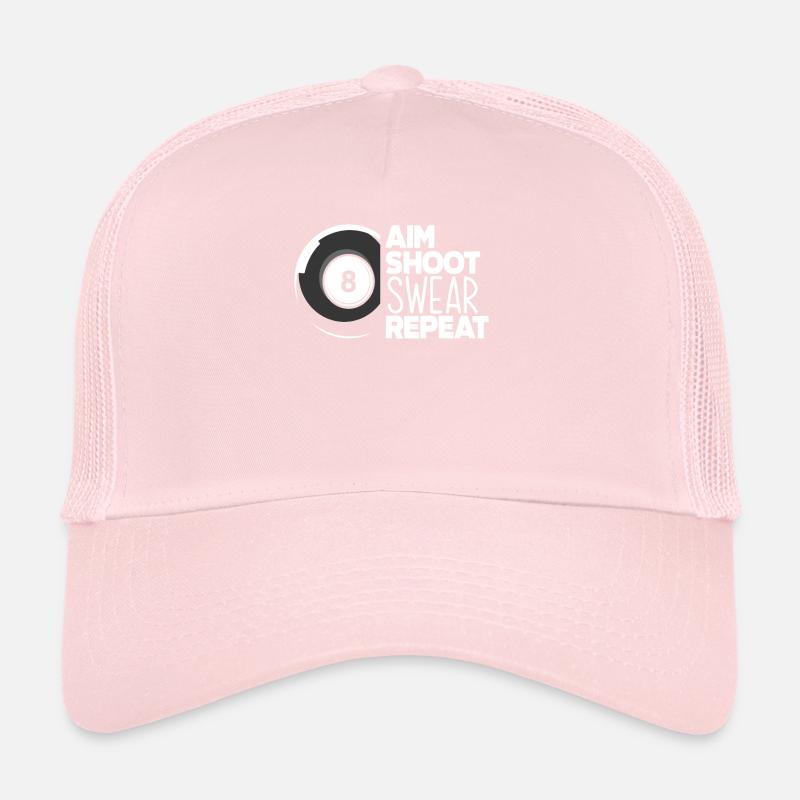 Billiard Cursing Spell Trucker Cap