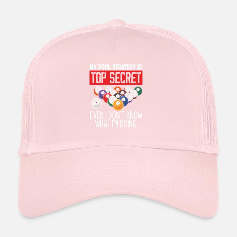 Billiard Strategy Secret Gift Trucker Cap