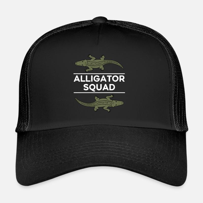 Aligator Squad Wildtier Sumpfkrokodilabenteuer Trucker Cap