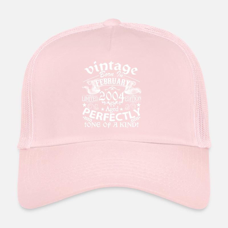 Février 2004 | anniversaire 2004 Vintage Février Casquette trucker 
