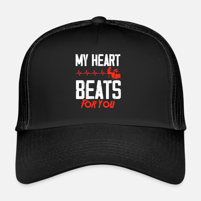 Schlagzeug Schlagzeuger Geschenk Trucker Cap