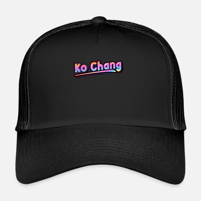 Vintage Thaïlande Vacances Asie Thaï Ko Chang Casquette trucker 