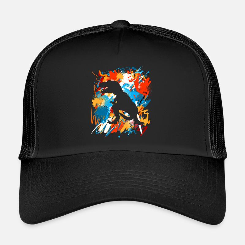 T-Rex - Trucker Cap - Schwarz/Schwarz