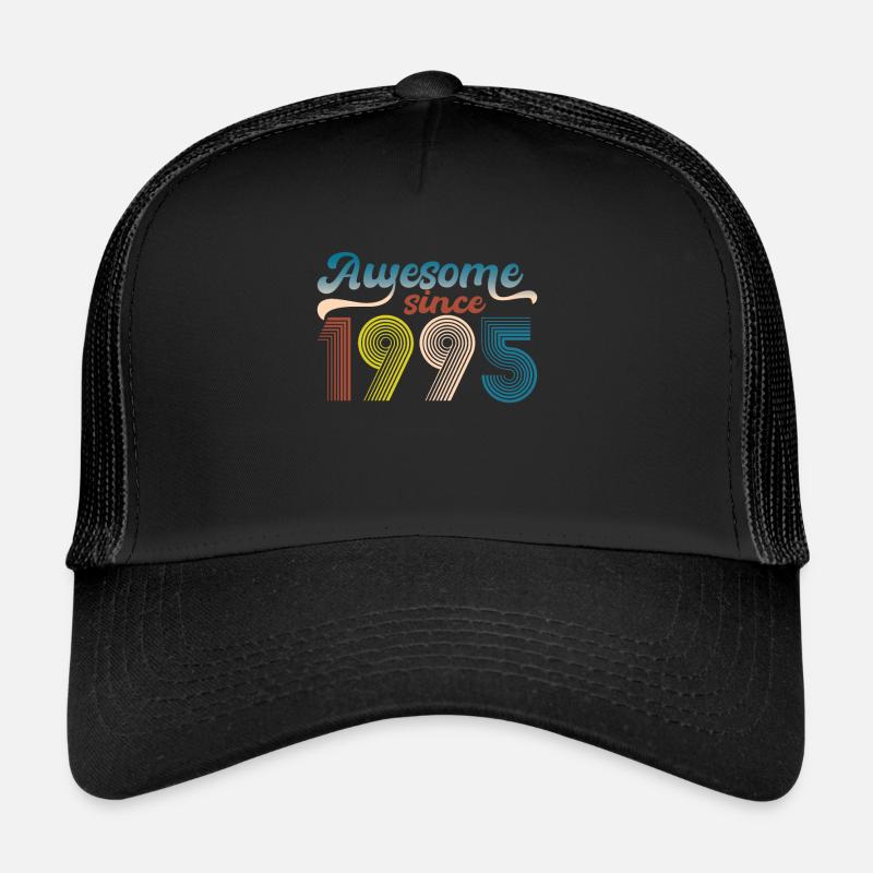 Vintage 1995 Retro Bitrthday Edition Limitée Casquette trucker 