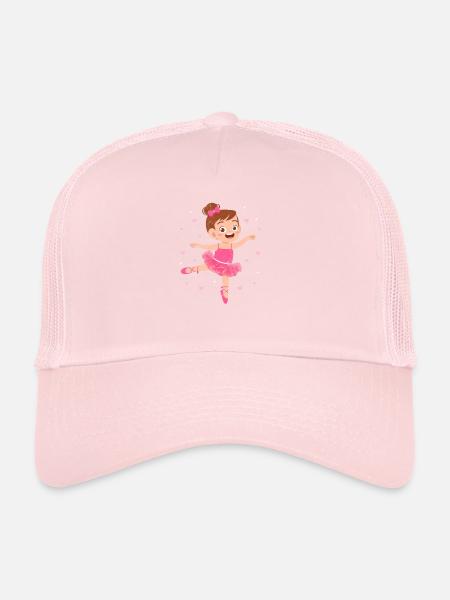 Ballet - Casquette trucker  - rose pâle - Devant